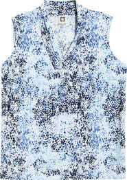 Anne Klein Triple Pleat Sleeveless Top