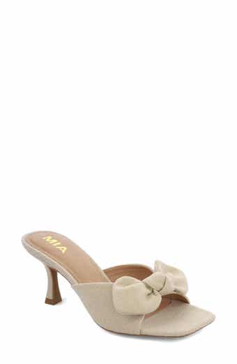 MIA Elyzza Bow Slide Sandal