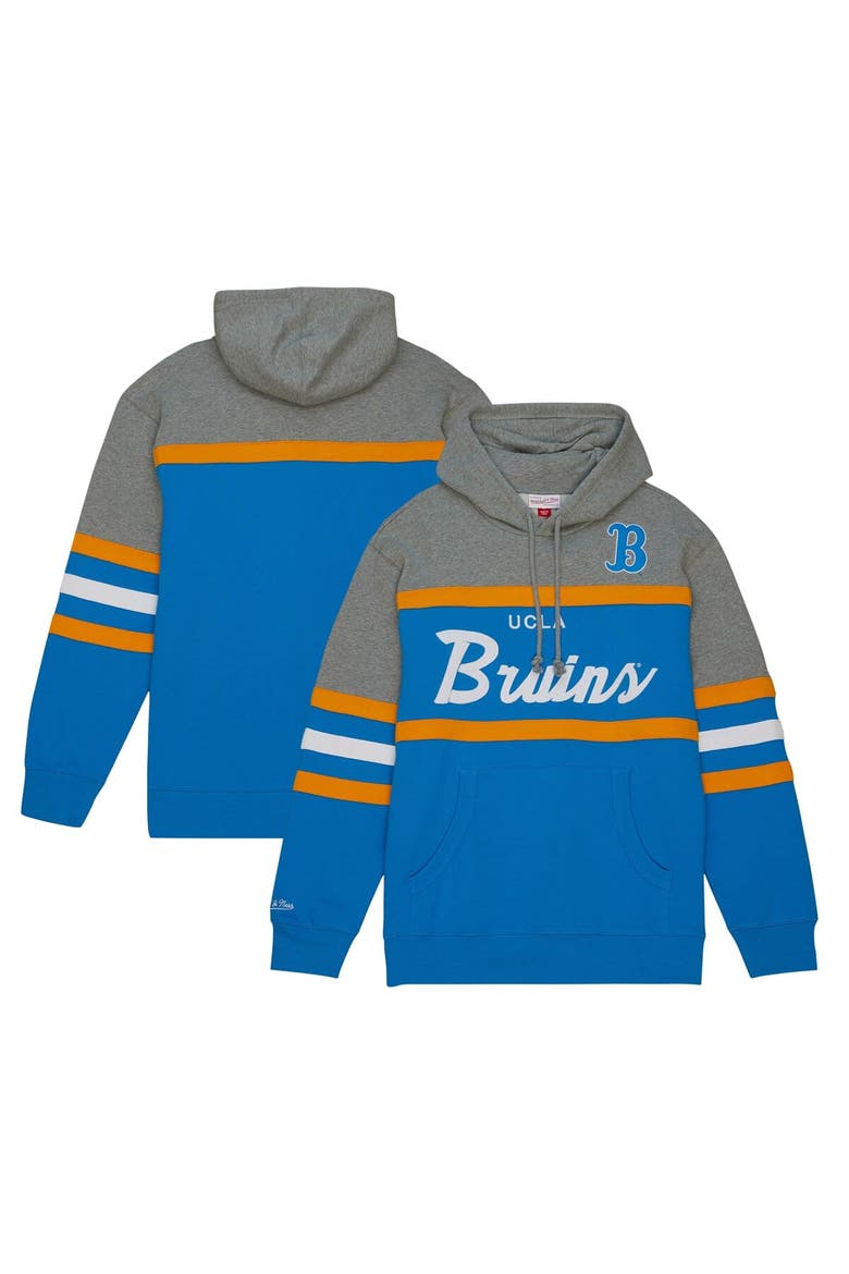 Men's Mitchell & Ness Light Blue UCLA Bruins Head Coach Pullover Hoodie, Alternate, color, Light Blue
