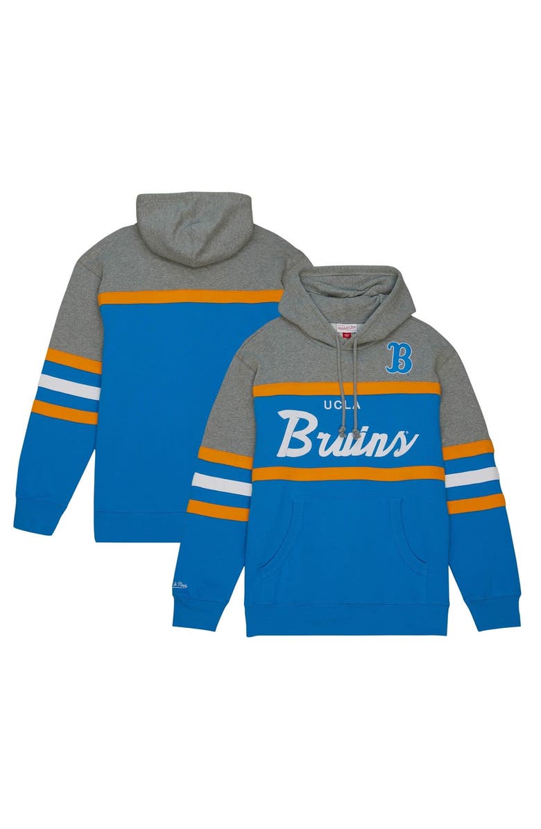 Mitchell & Ness Men's Mitchell & Ness Light Blue UCLA Bruins Head Coach Pullover Hoodie, Alternate, color, Light Blue