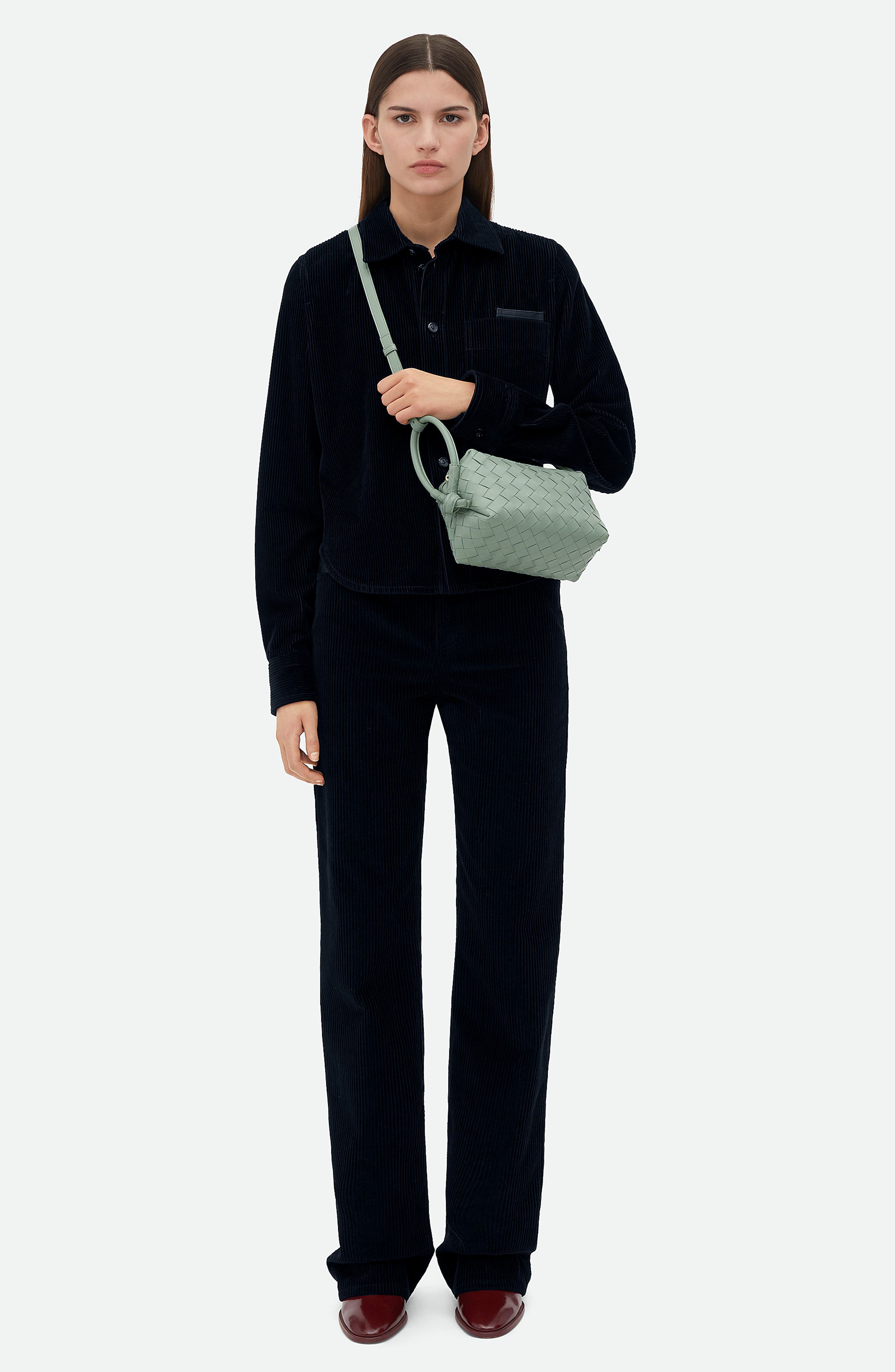 Bottega Veneta Small Loop Intrecciato Leather Crossbody Bag, Alternate, color, 