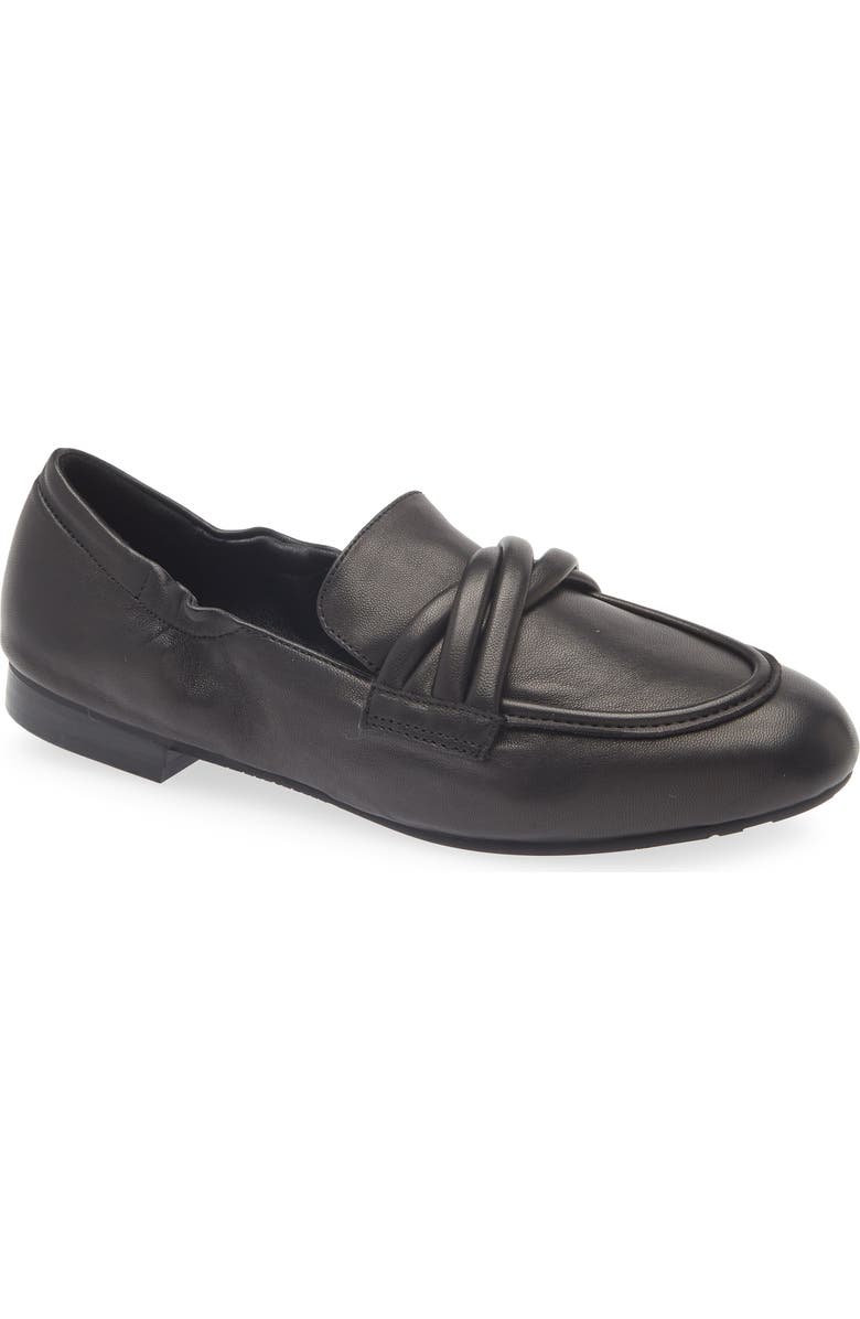 Chocolat Blu Abel Loafer, Main, color, Black Leather