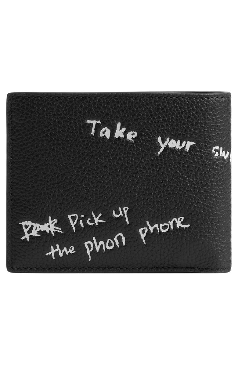COACH Sketch Print 3-in-1 Leather Bifold Wallet, Alternate, color,