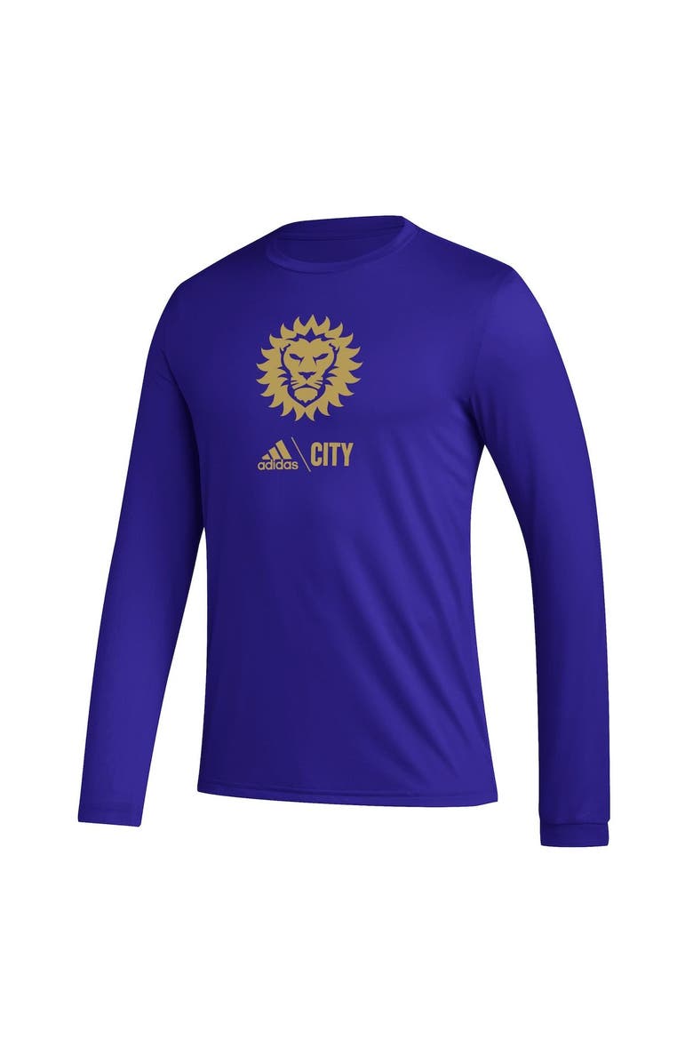 adidas Men's adidas Purple Orlando City SC Icon AEROREADY Long Sleeve T-Shirt, Alternate, color, 