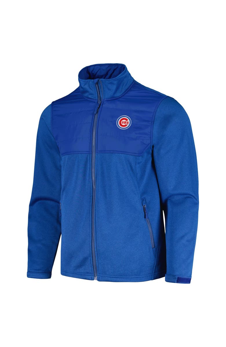 DUNBROOKE Men's Dunbrooke Heather Royal Chicago Cubs Explorer Full-Zip Jacket, Alternate, color, Heather Royal
