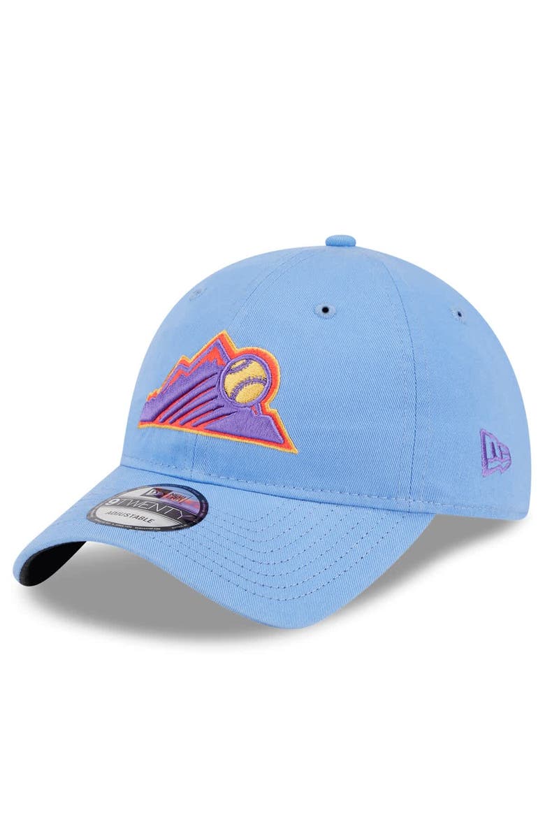 New Era Men's New Era Light Blue Colorado Rockies 2025 City Connect 9TWENTY Adjustable Hat, Main, color, 