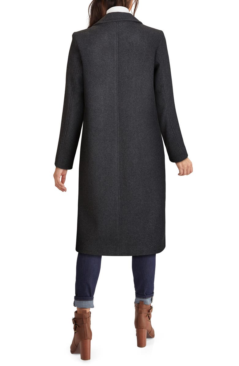 Kenneth Cole New York Wool Blend Long Coat, Alternate, color, 