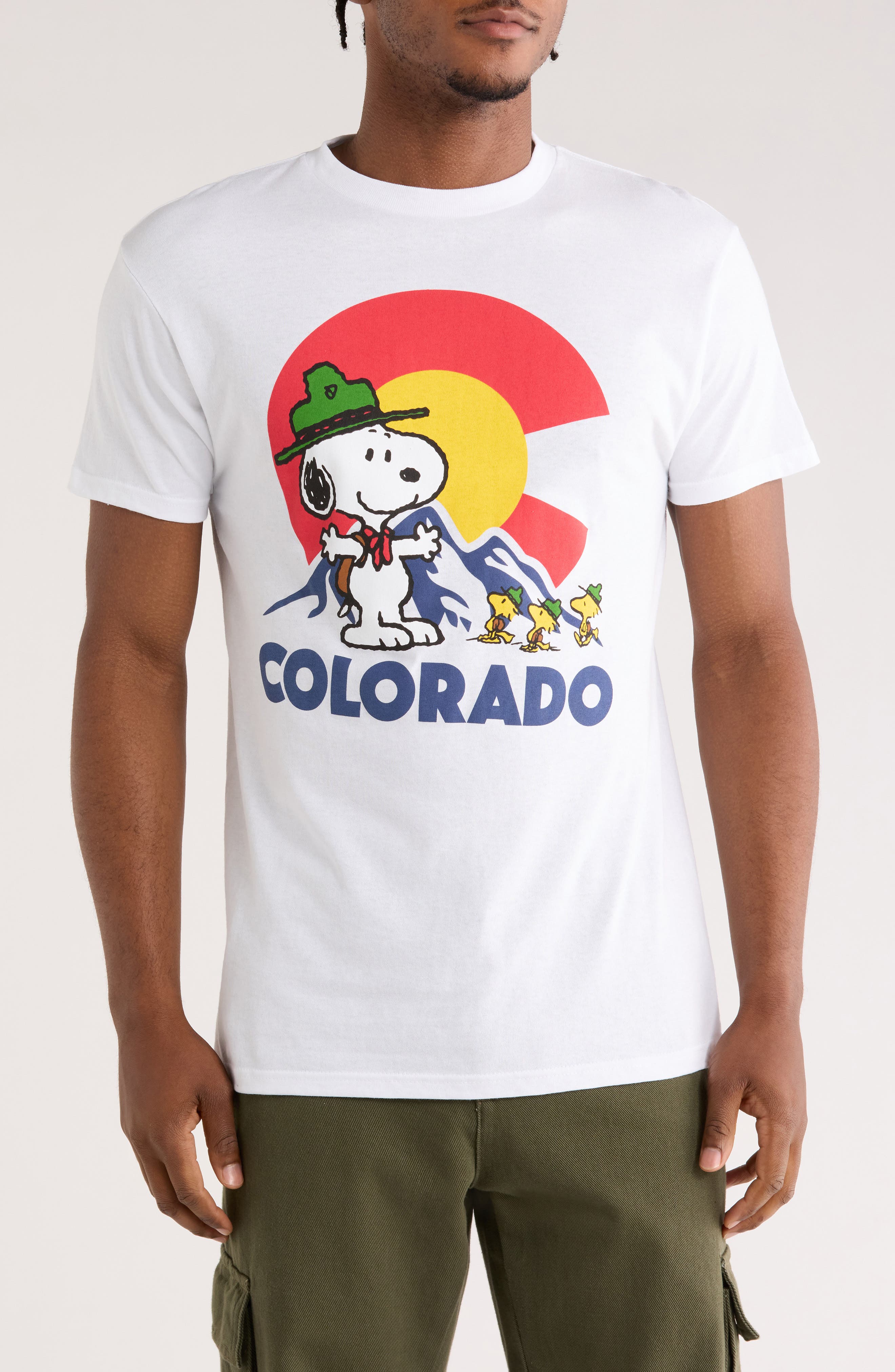 The Forecast Agency Peanuts Snoopy Colorado Camper Graphic T-Shirt
