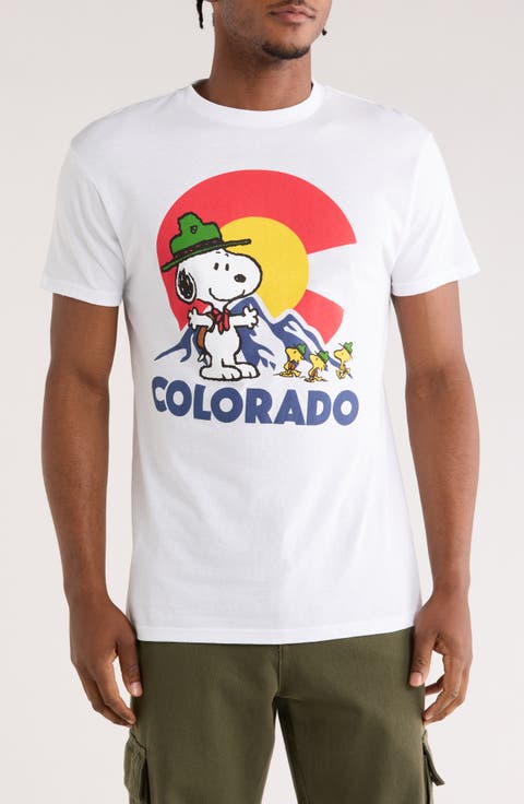 Peanuts Snoopy Colorado Camper Graphic T-Shirt