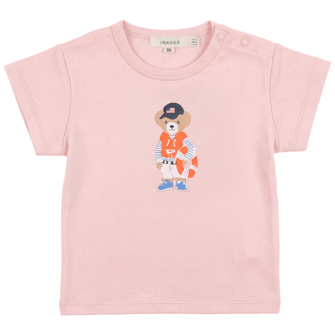 Bear Print Short Sleeve Top (Baby)