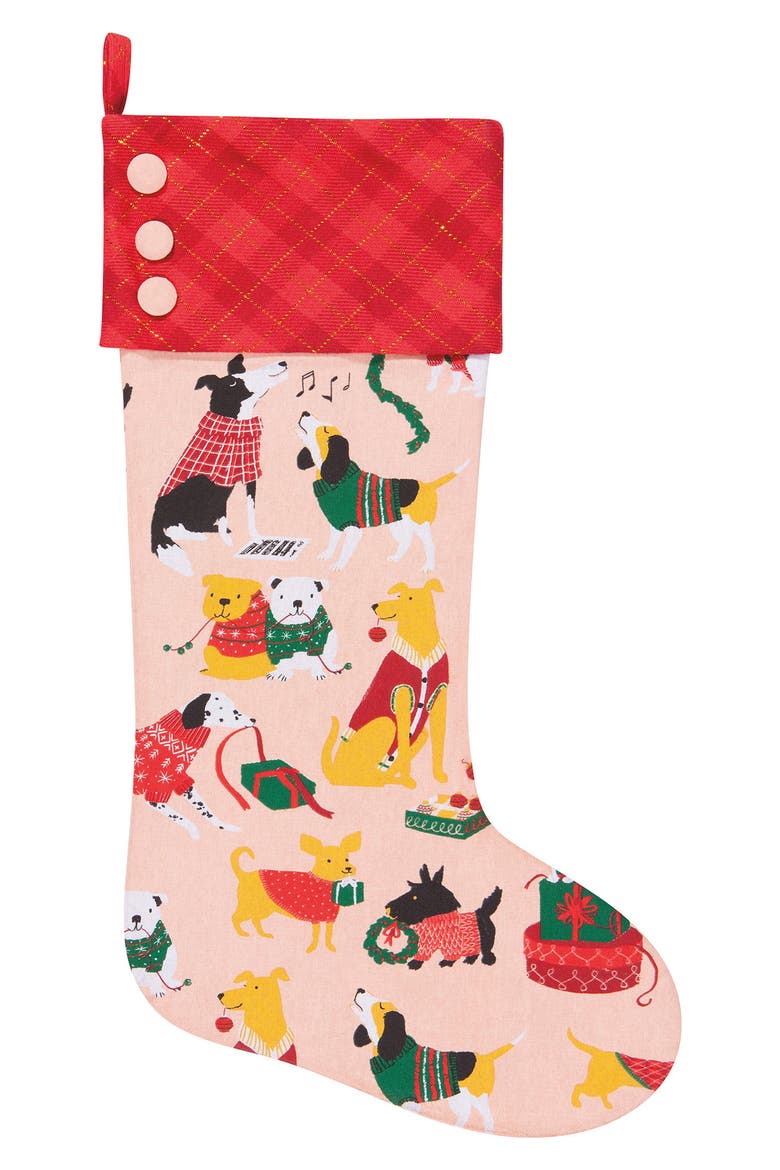 Holiday Hounds Christmas Stocking, Main, color, HOLIDAY HOUNDS