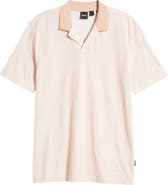 BOSS Pye Textured Johnny Collar Polo