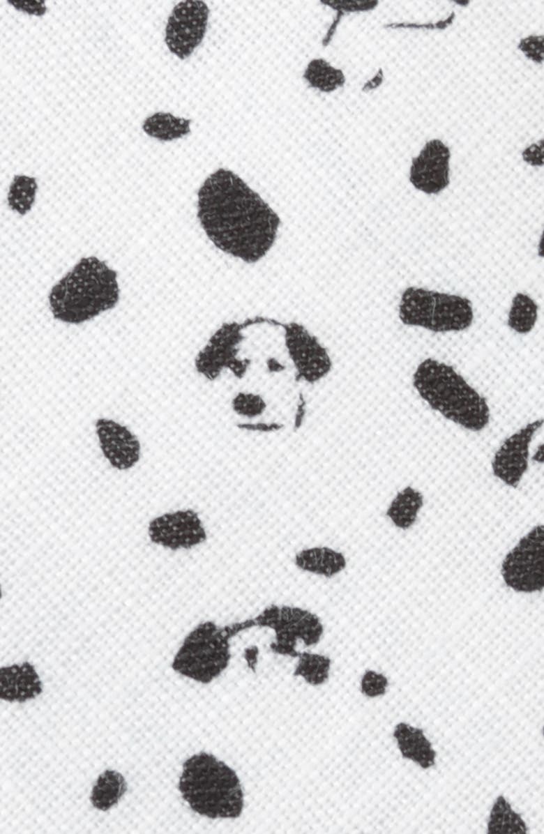 Cufflinks, Inc. x Disney 101 Dalmatians Linen Tie, Alternate, color, White