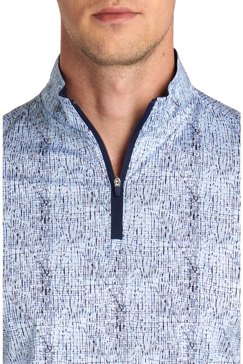 OoohCotton® Tech Quarter Zip Pullover, Alternate, color, SKY