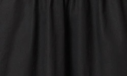 Allsaints Womens Black Frankie Short-sleeve Cotton Maxi Dress In Black
