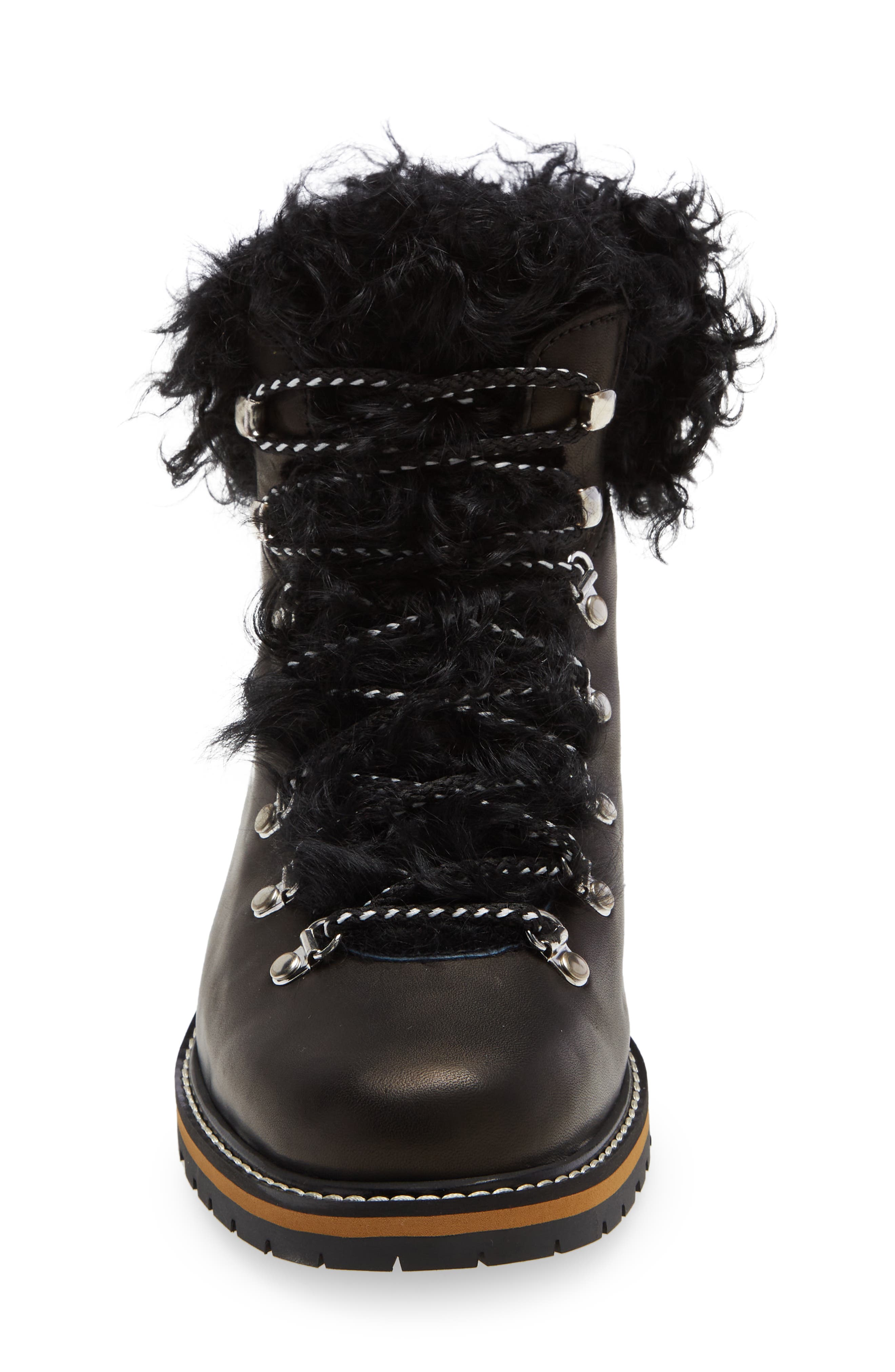 La Montelliana Ninfea Genuine Shearling Lined Bootie, Alternate, color, 