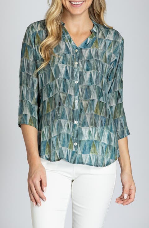 Geometric Print Shirt