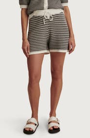 Varley Villiers Cotton Knit Drawstring Shorts
