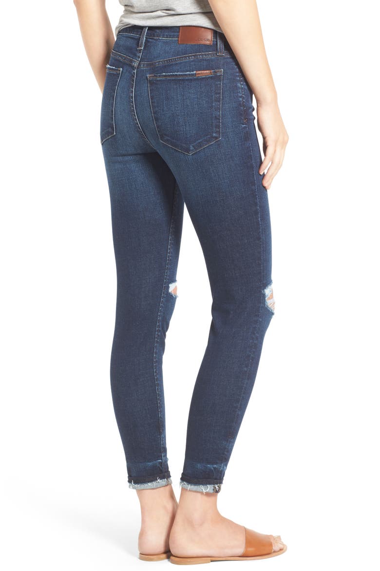 Flawless - Charlie Markie High Rise Crop Skinny Jeans, Alternate, color, KENNIDE