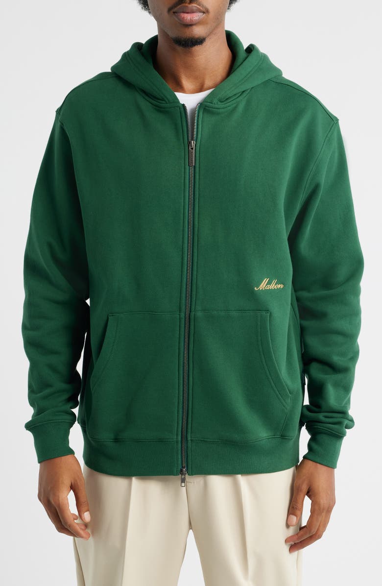 Malbon Golf Members Cotton Hoodie, Alternate, color, Myrtle