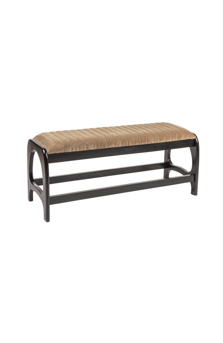 Olive Grove Arch Bench with Seat, Main, color, Black