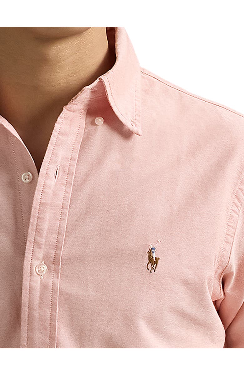 Polo Ralph Lauren Big & Tall Iconic Oxford Sport Shirt, Alternate, color, Kona Orange