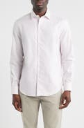Bugatchi Alvin Shaped Fit Mini Check Button-Up Shirt