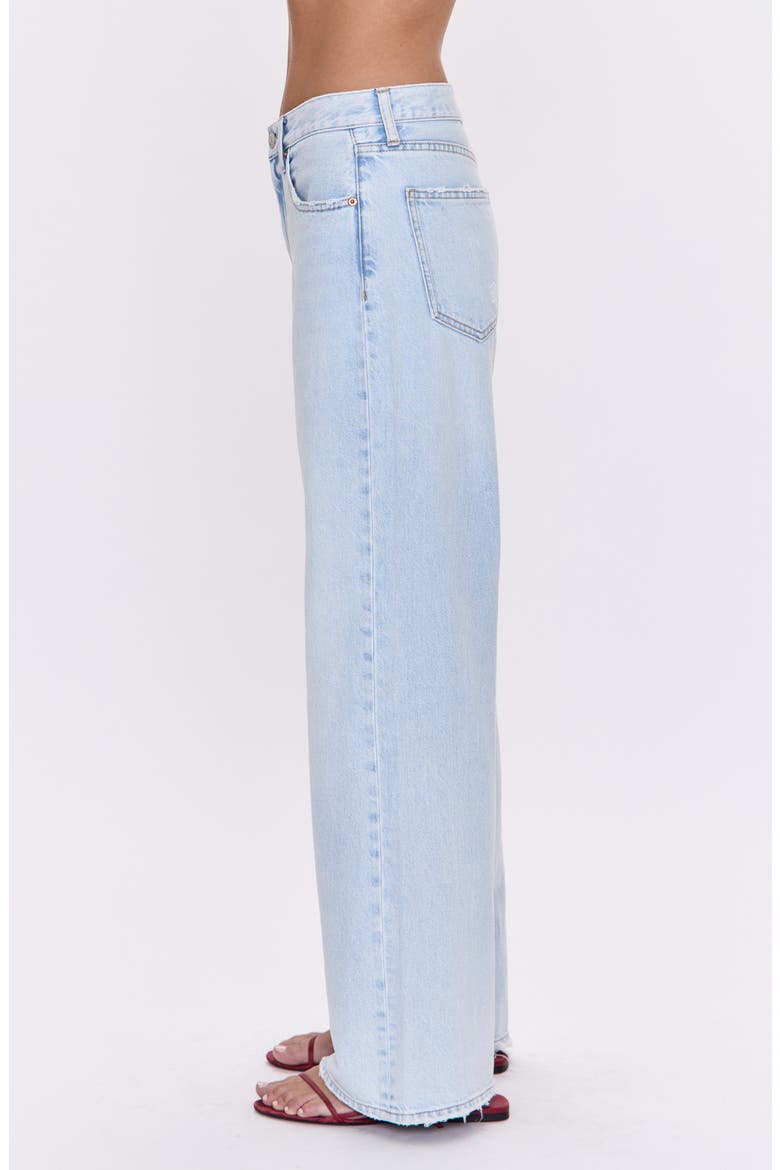 Hendrix High Waist Wide Leg Jeans, Alternate, color, WATERFALL