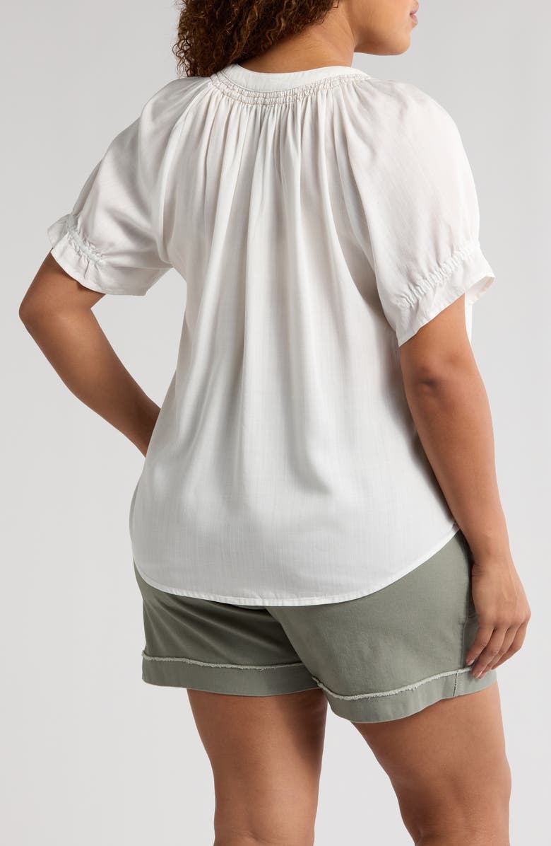 Wit & Wisdom Embroidered Peasant Top, Alternate, color, 