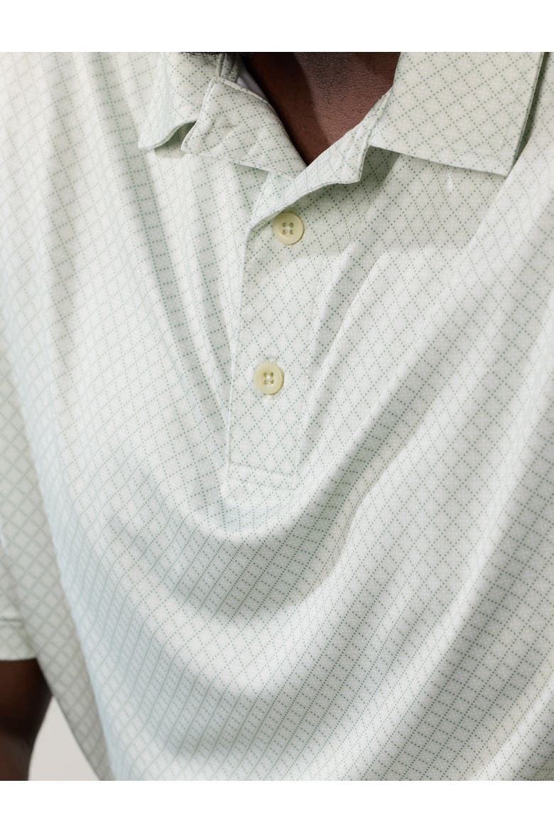 Big & Tall Geometric Dot Performance Polo Shirt, Alternate, color, DEW