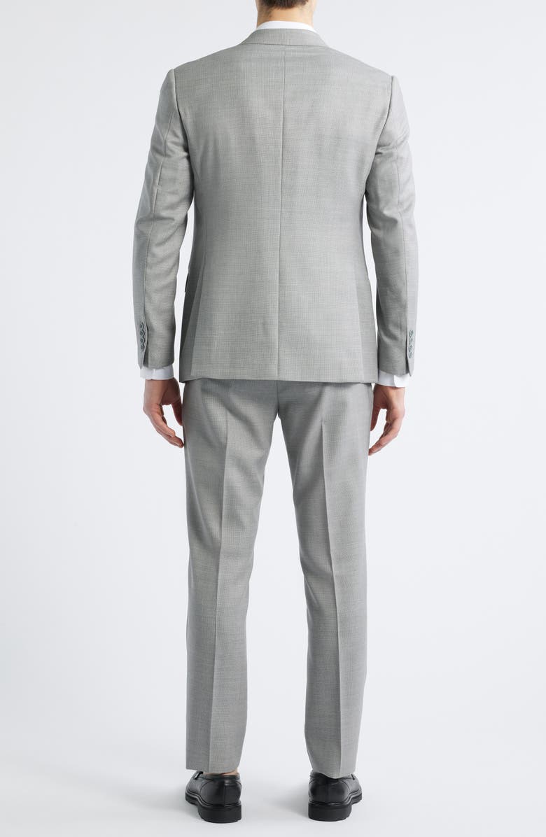 Emporio Armani Light Grey Mélange Wool Suit, Alternate, color,