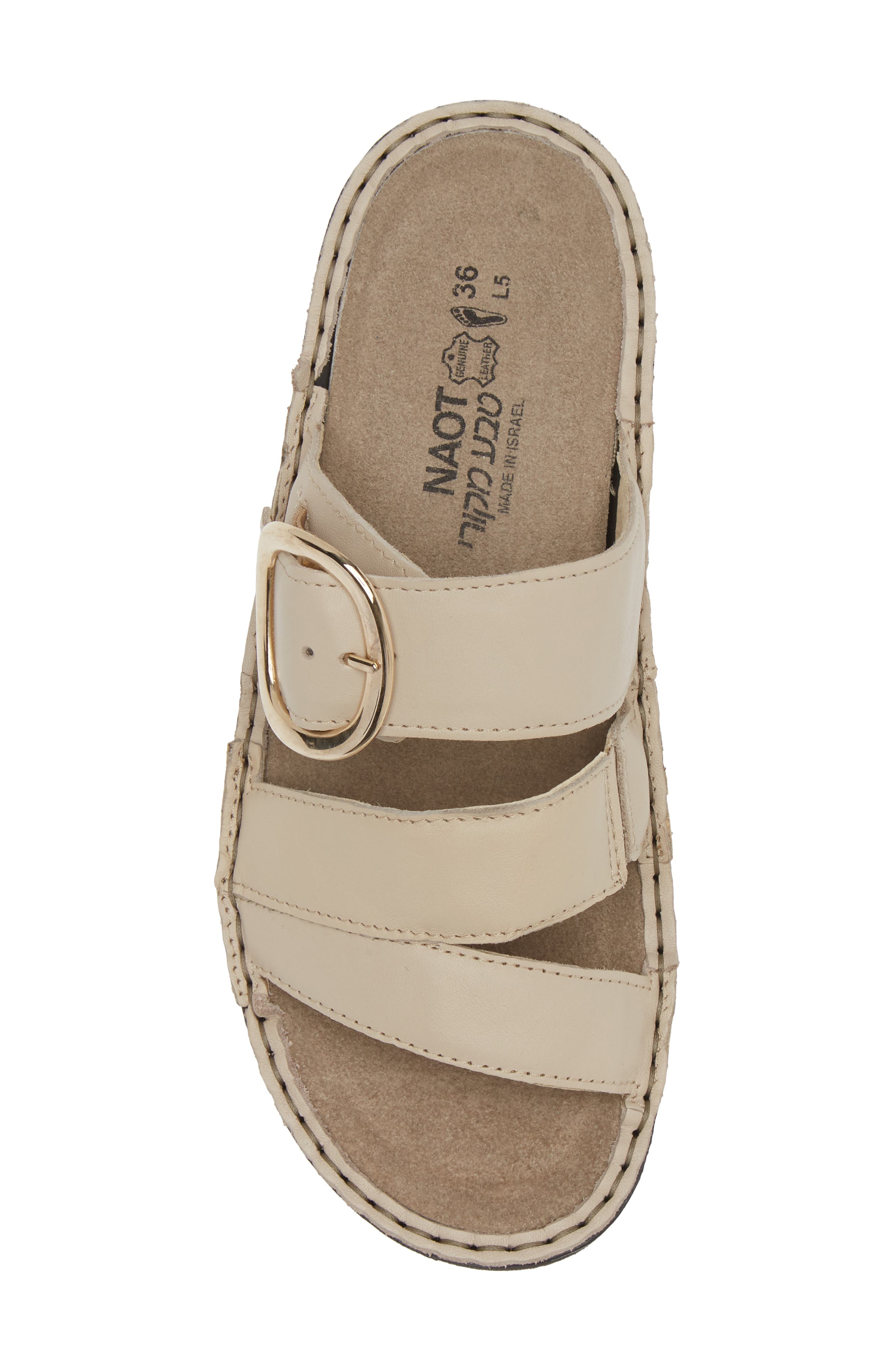 Naot Frey Sandal, Alternate, color, Soft Ivory Leather