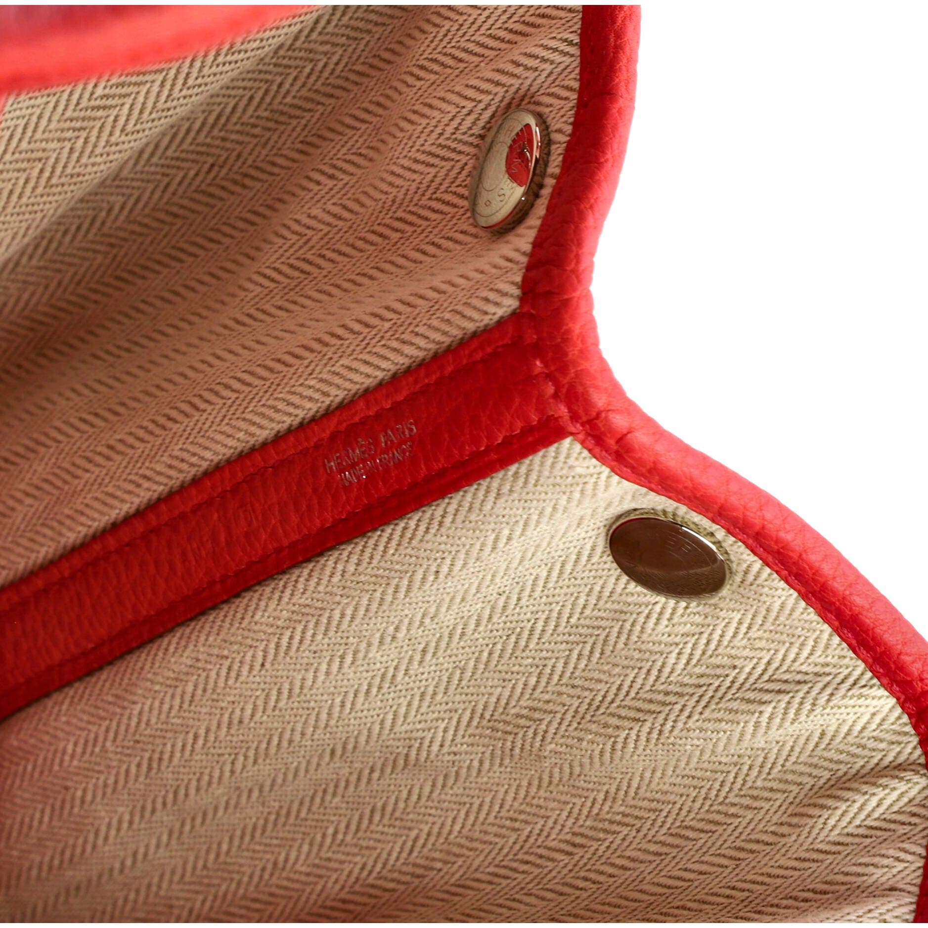 Pre-Owned Hermes Garden Party Tote Leather 30, Alternate, color, Bougainvillier