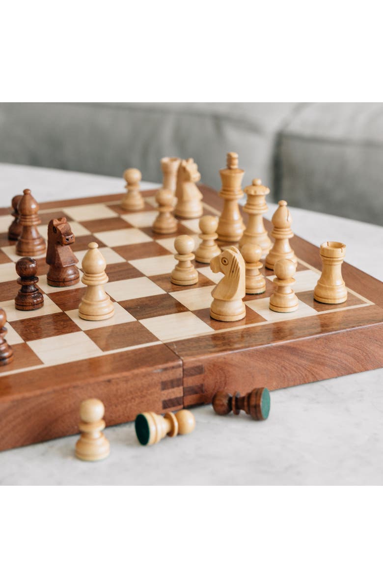 Ten Thousand Villages Store Away Chess Set, Alternate, color,