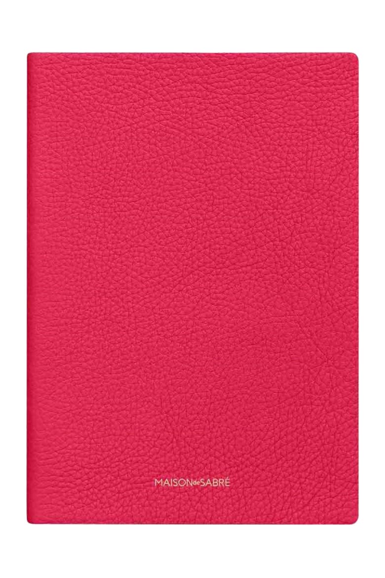 Leather Notebook, Main, color, Shibuya Fuchsia