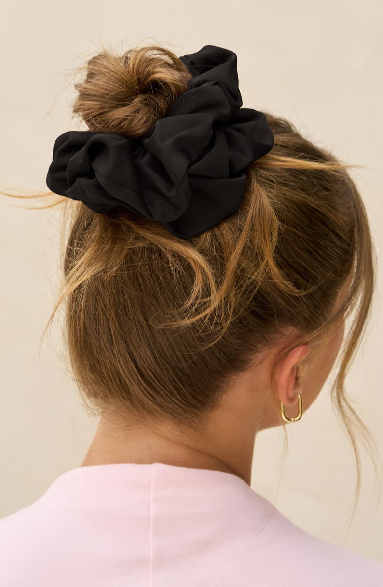 Kitsch 2-Pack Oversize Scrunchies, Alternate, color, Black Chocolate