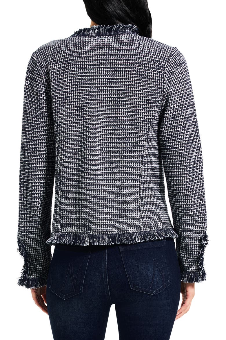Fringe Mix Jacket, Alternate, color, INDIGO MULTI