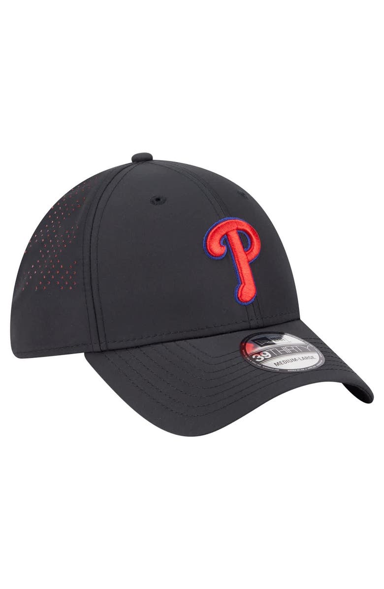 New Era Men's New Era  Black Philadelphia Phillies Night 39THIRTY Flex Hat, Alternate, color, Black