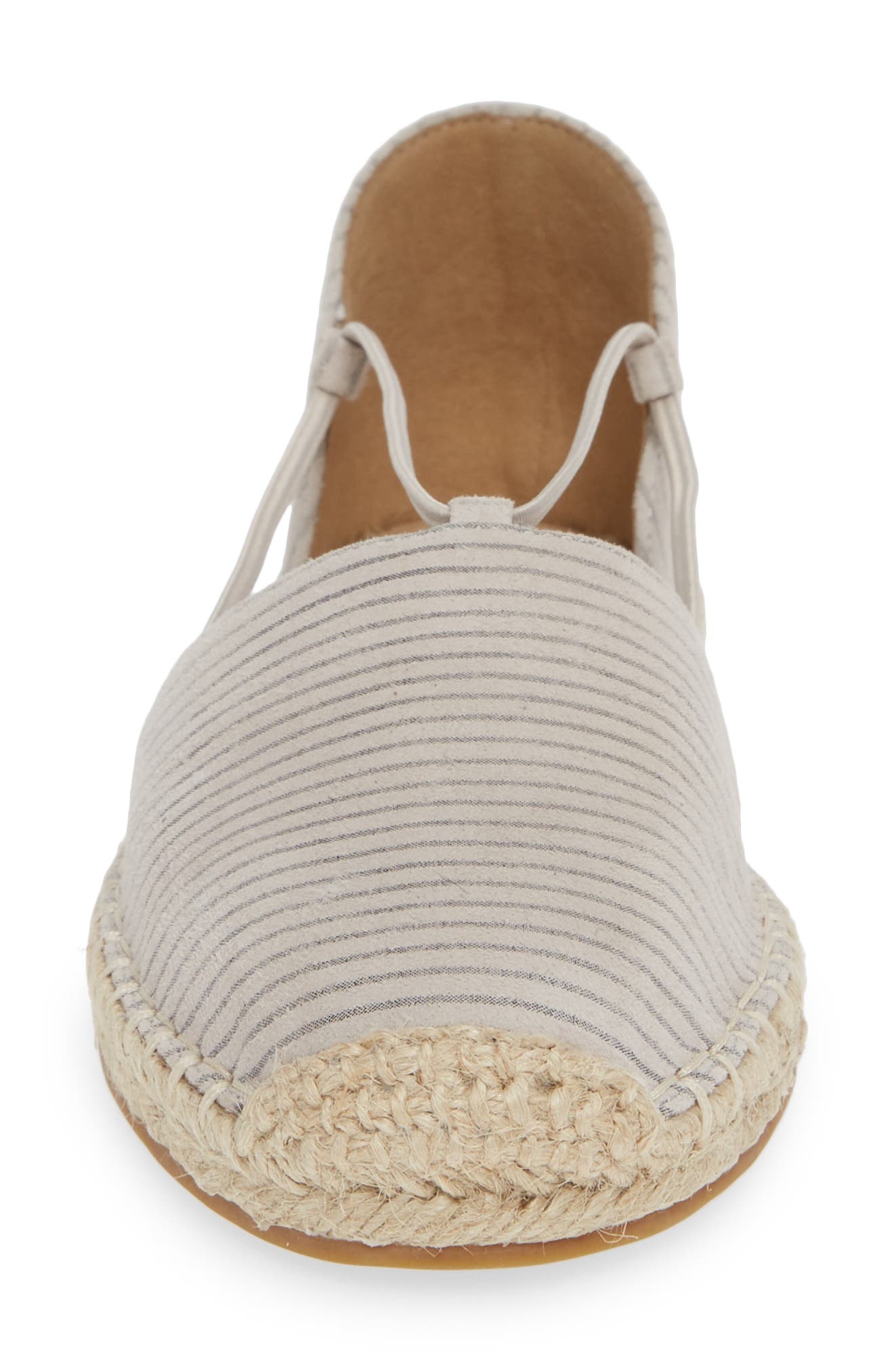 Lee Espadrille Flat, Alternate, color, OYSTER PRINTED SUEDE