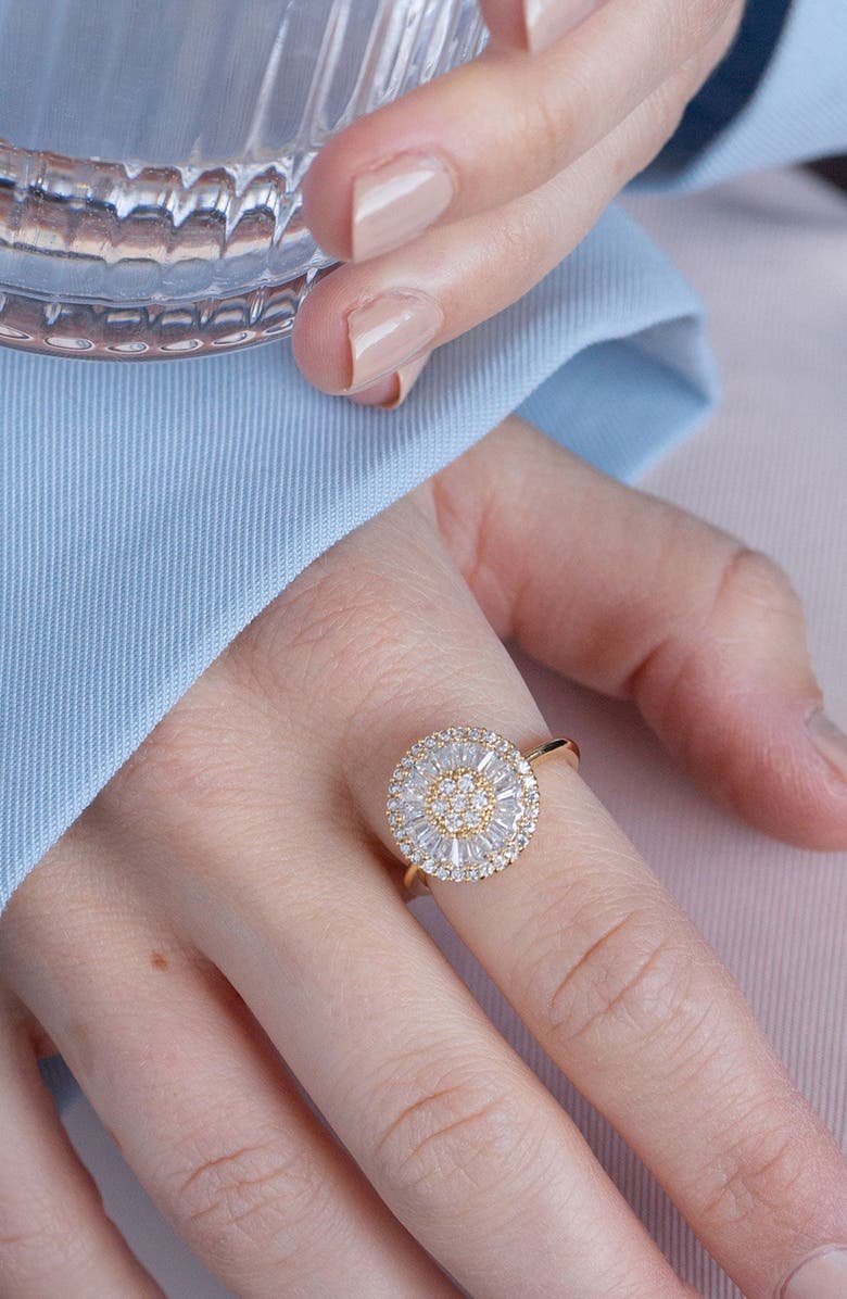 Bearfruit Jewelry Elise Statement Cocktail Ring, Alternate, color, Gold