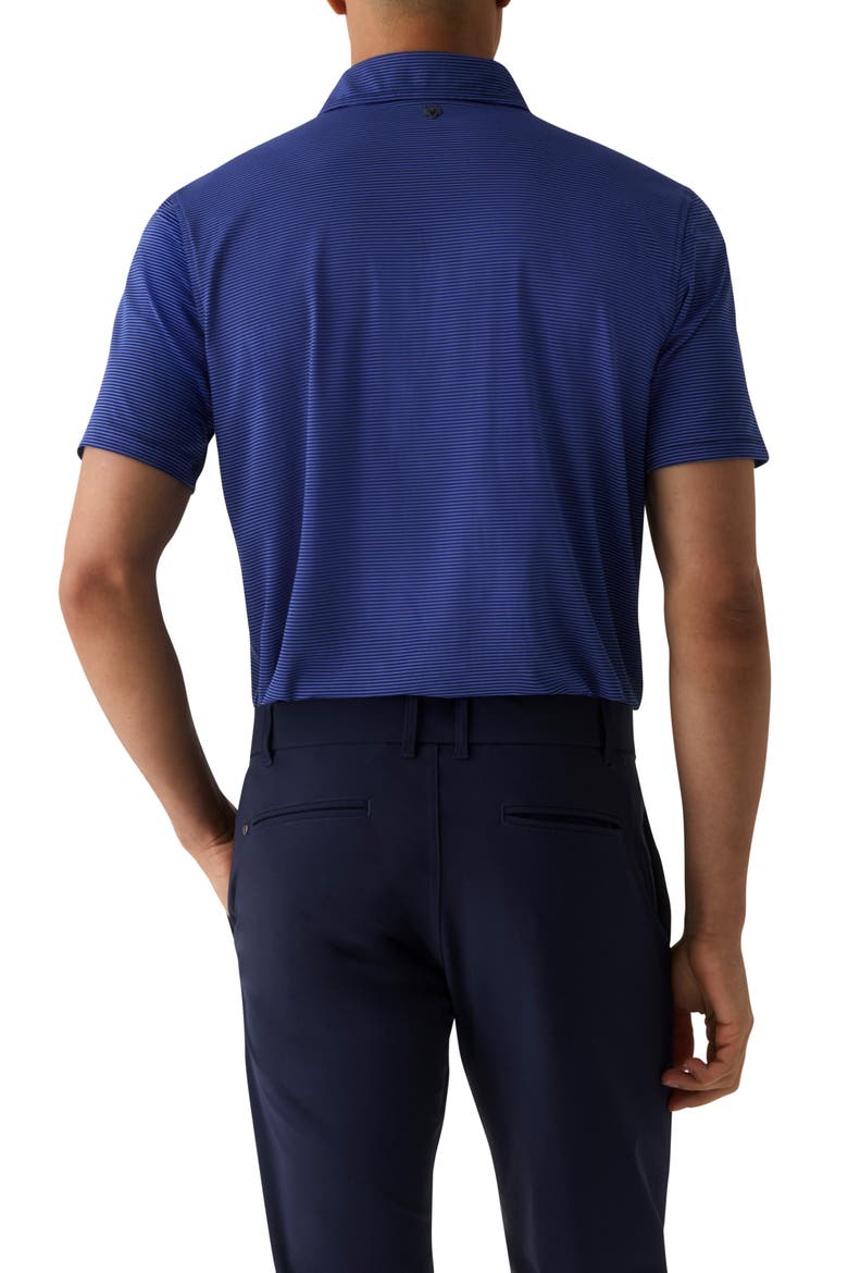 Saranac Stripe Golf Polo, Alternate, color, DART/ MALTESE BLUE