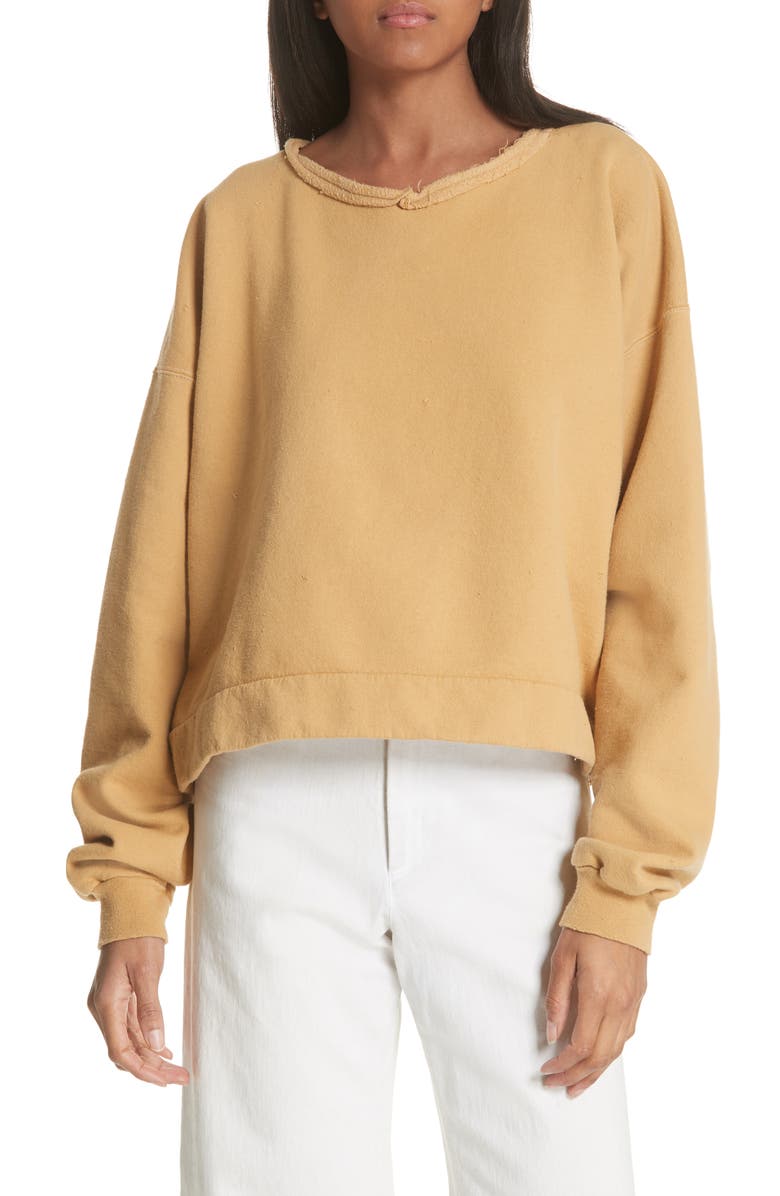Rachel Comey Mingle Distressed Sweatshirt, Main, color,