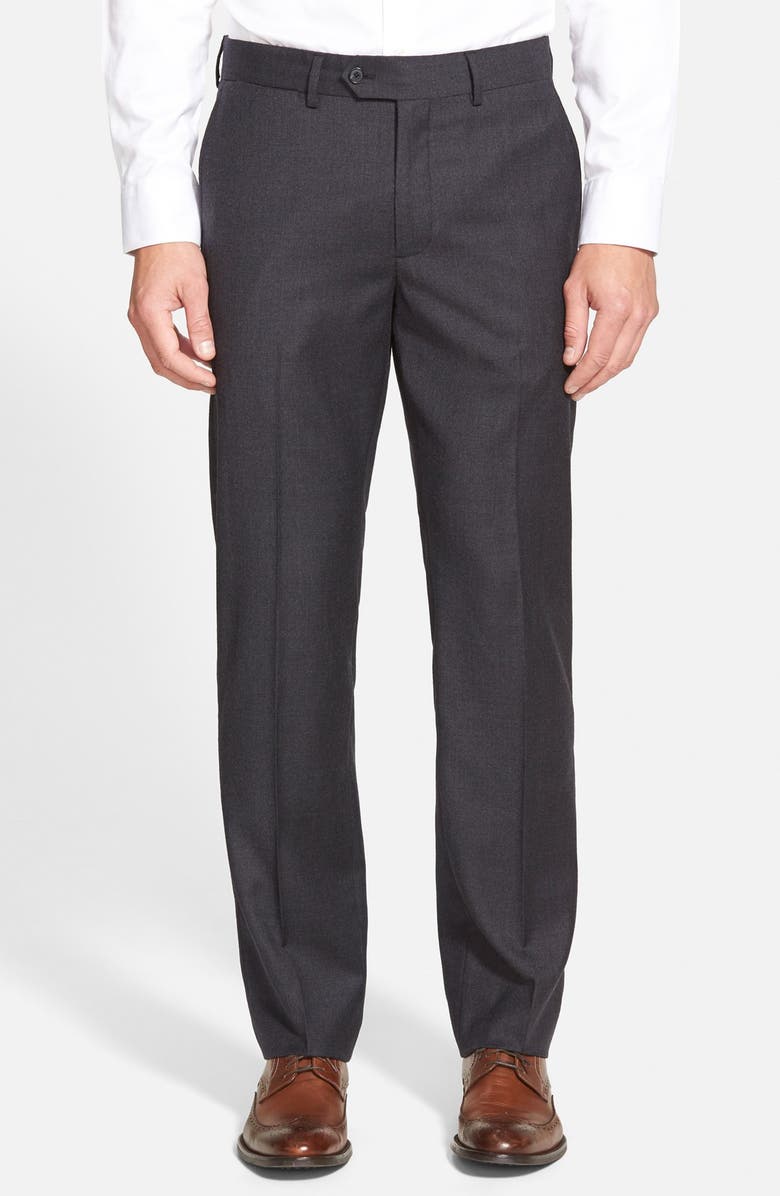 John W. Nordstrom<sup>®</sup> Creased Wool Chinos, Main, color,