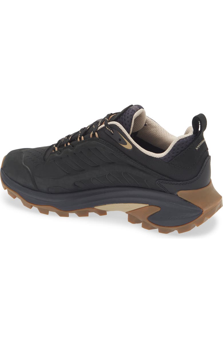 Merrell Moab Speed 2 Low Top Hiking Shoe, Alternate, color, Black