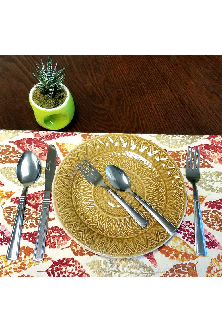 Sefton 24 Piece Flatware Set, Alternate, color, Metallic Silver
