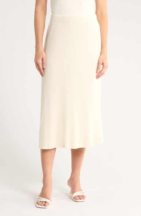 Vince Rib Midi Skirt