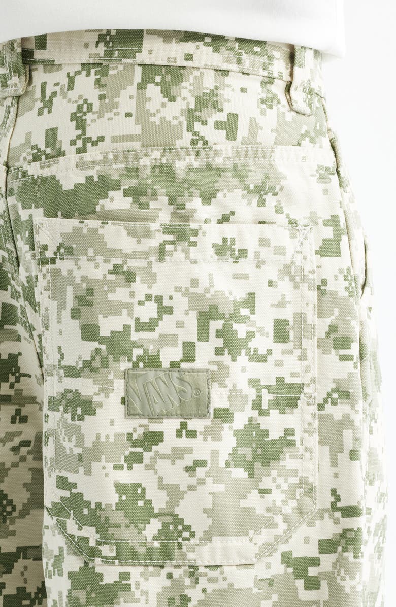 Vans Pixel Camo Cotton Canvas Shorts, Alternate, color, Digital Camo