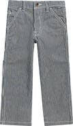 Vans Kids' Tapered Hickory Stripe Carpenter Pants