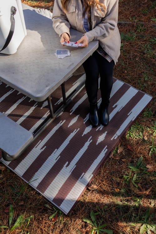 Mad Mats Brown & Off White