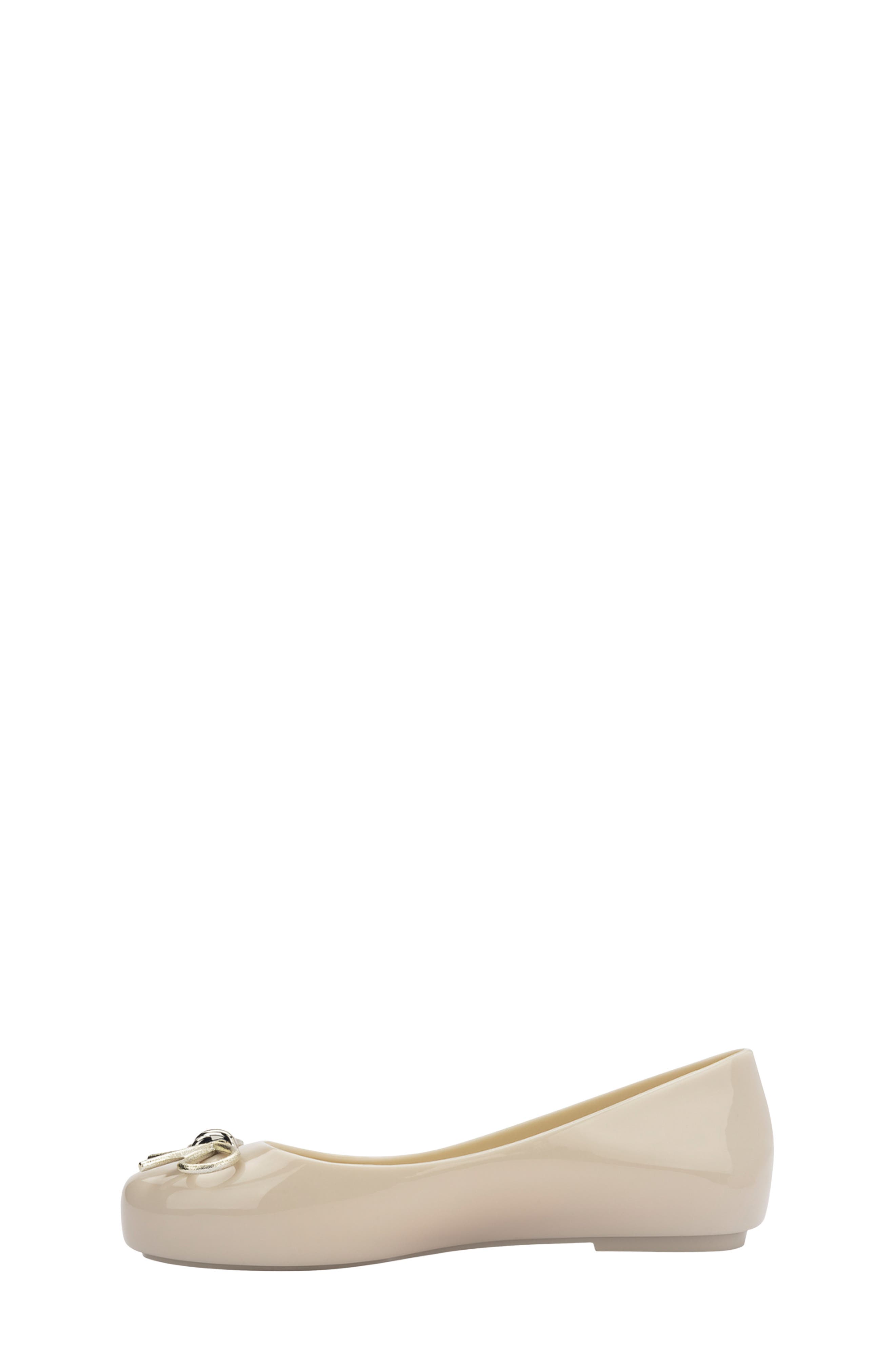Kids' Sweet Love Flat, Alternate, color, BEIGE/ GOLD